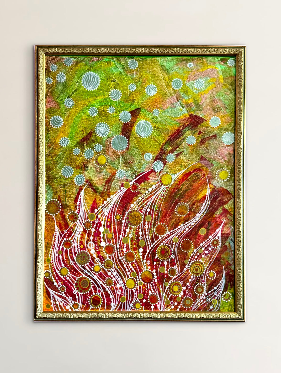Original Acrylic Painting – A Cold Day in Summer, Canvas 80x60