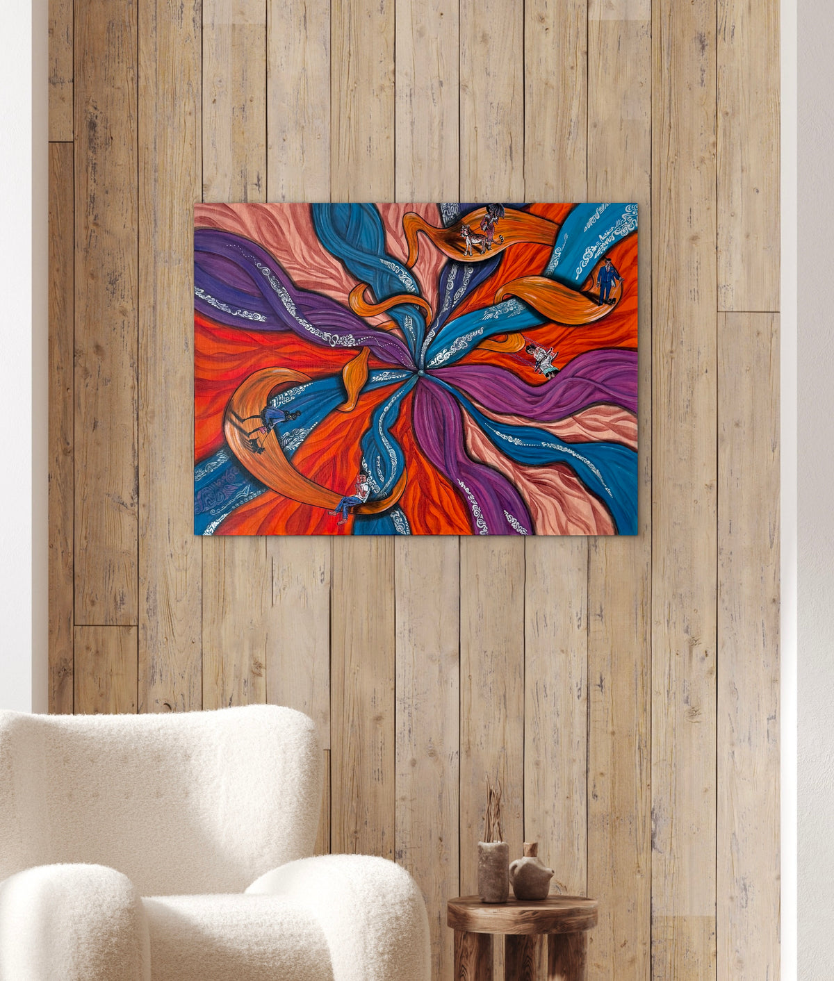 Original Acrylic Painting – Lifeline, Canvas 80x60