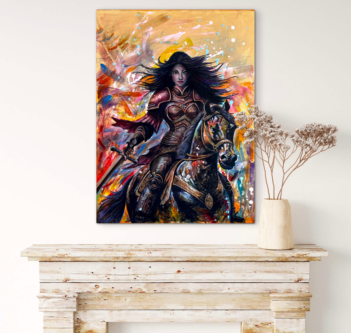Original Acrylic Painting – The Shadow Dancer, Canvas 60x80