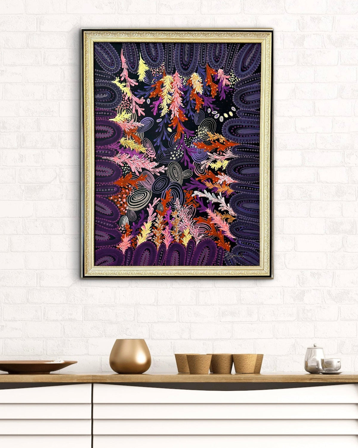 Original Acrylic Painting – In the Abyss, Canvas 80x60