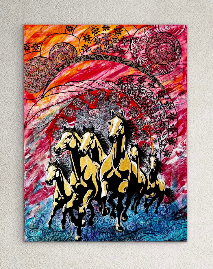 Original Acrylic Painting – Venus Six, Canvas 80x60