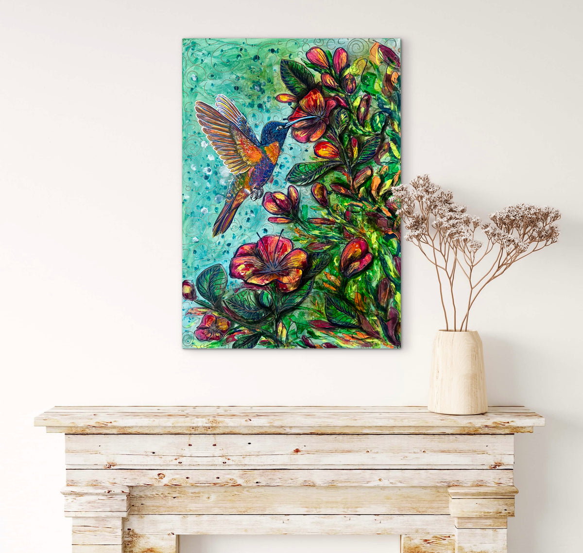 Original Acrylic Painting – Nectar. Canvas, 50x70