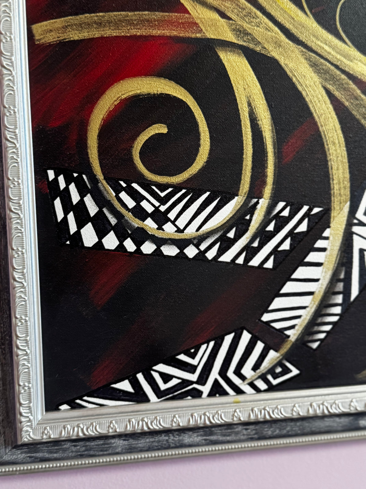 Original Acrylic Painting – Enchanted by the Wind, Canvas 80x60