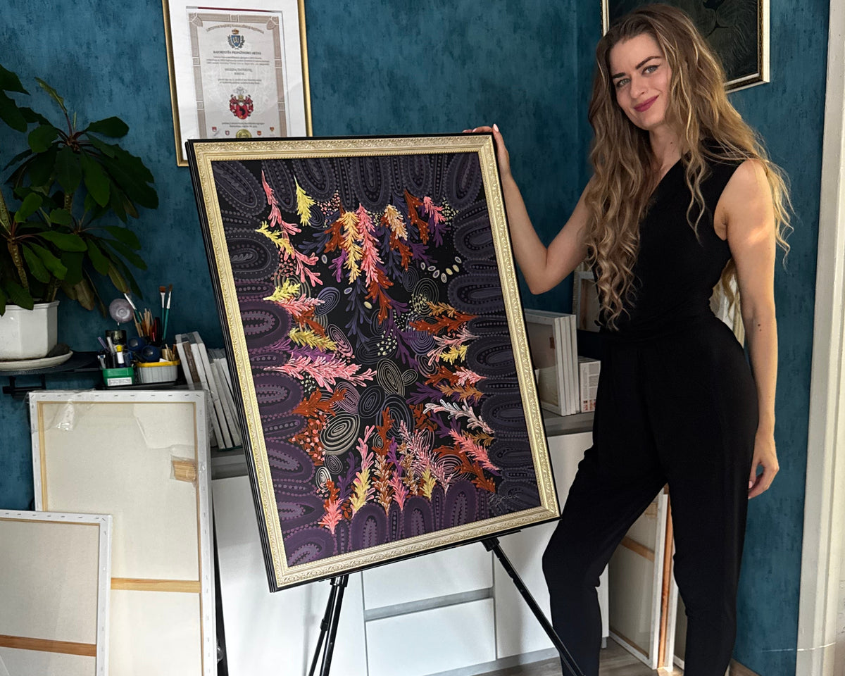 Original Acrylic Painting – In the Abyss, Canvas 80x60