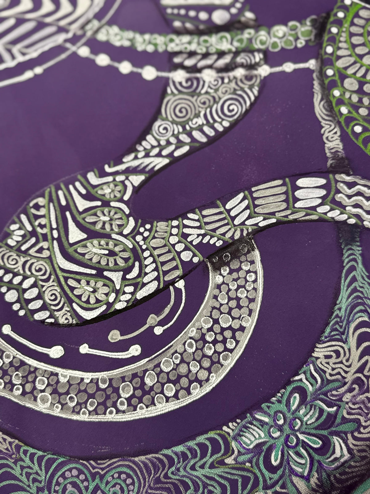 Original Acrylic Painting – A Dance with Time, Diptych 100x50 cm x2