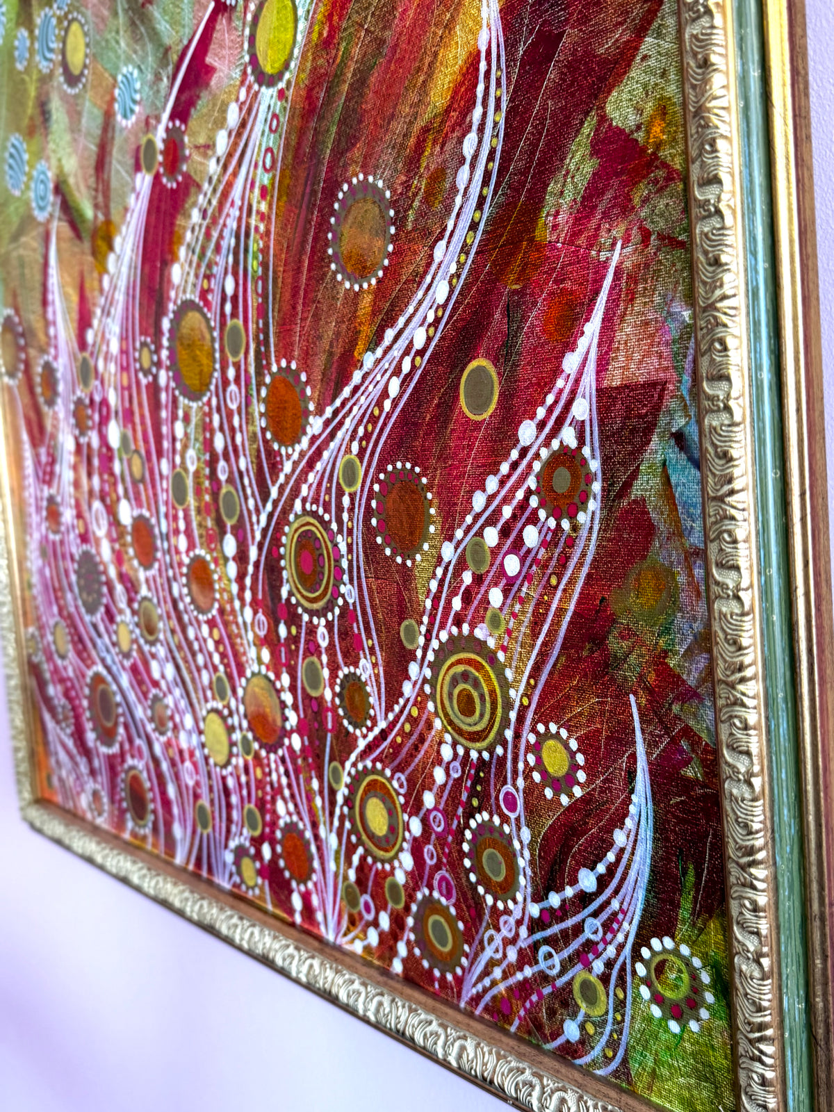 Original Acrylic Painting – A Cold Day in Summer, Canvas 80x60