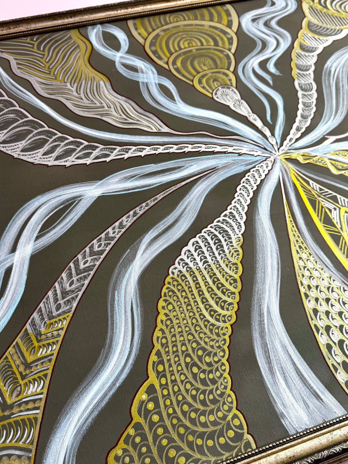 Original Acrylic Painting – Heart of Vortex, Canvas 80x60