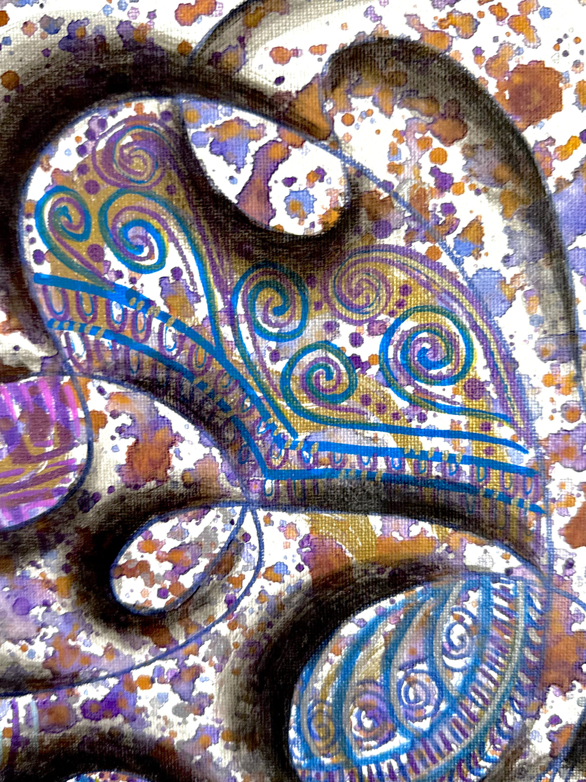 Original Acrylic Painting – Mischief of the Genie, Canvas 80x60